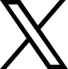 Logo of X